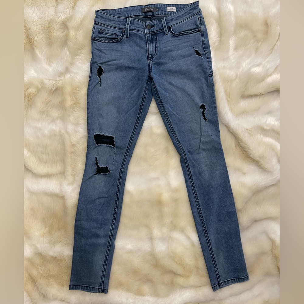 Level 99 Liza Skinny Jeans with Cutouts Size 27